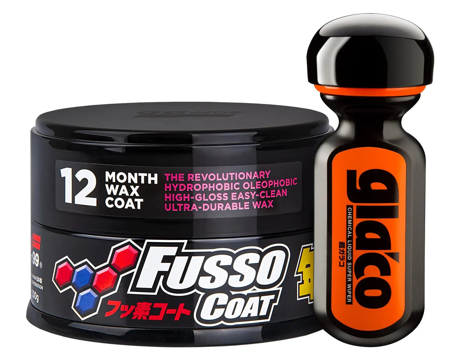 Fusso Coat 12 Mois Cire + Ultra Glaco Soft99