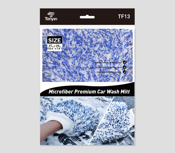 Gant Microfibre Bleu Wash Mitt 20CM*26CM