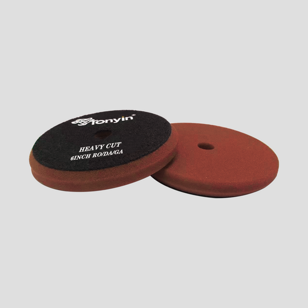High Pro Foam Pad 5" Rouge (Heavy Cut,with Hole)