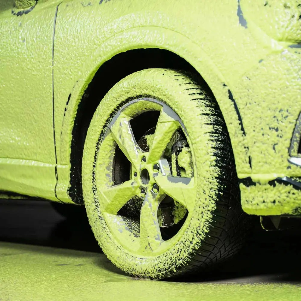Trifoam Shampoing avec mousse active bleu fuchsia vert ou jaune Fra-Ber